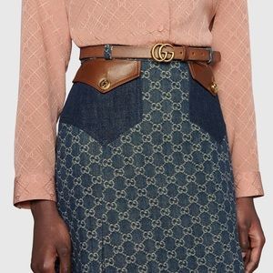 Gucci women’s double G belt